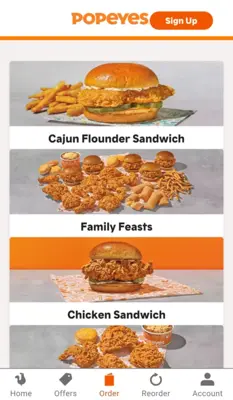 Popeyes® App USA android App screenshot 4